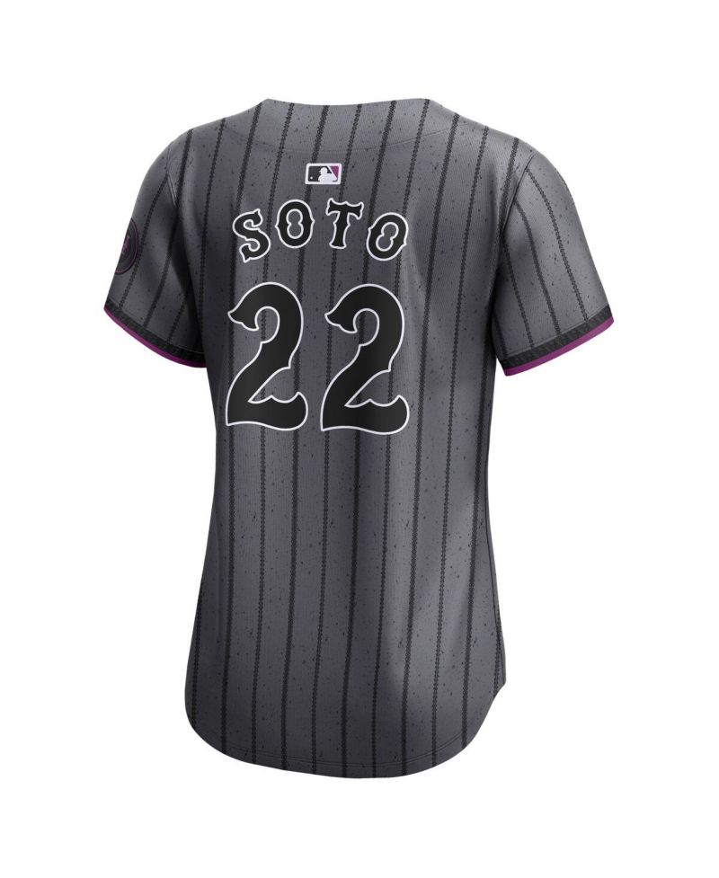 Women's Juan Soto Gray New York Mets City Connect Limited Jersey