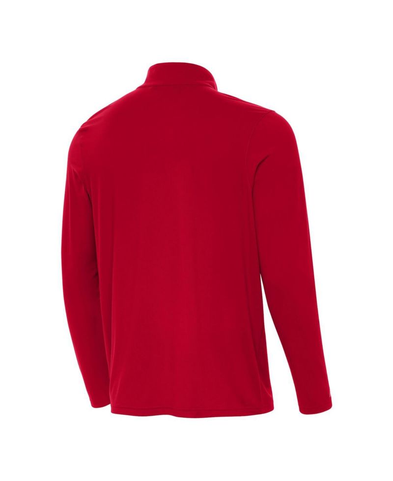Men's Crimson Indiana Hoosiers Intent Quarter-Zip Top