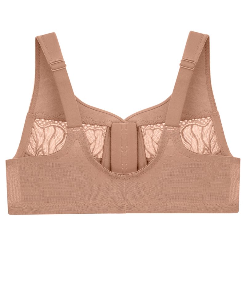 Plus Size Full Figure Magiclift Natural Shape Front Closure Wirefree Bra 1210