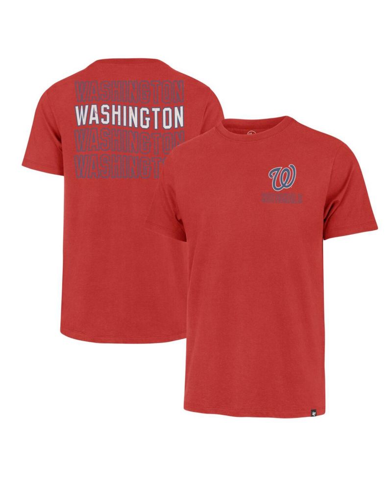 Men's Red Washington Nationals Hang Back Franklin T-Shirt