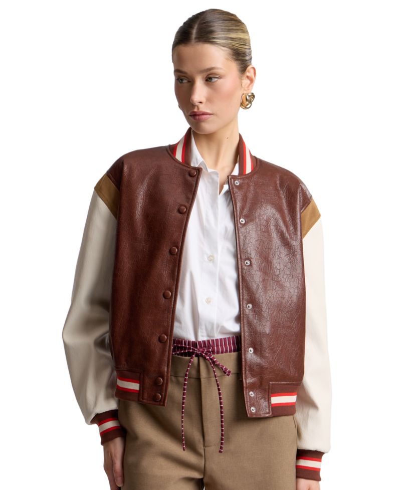 Women's Logo Varsity Colorblock Jacket