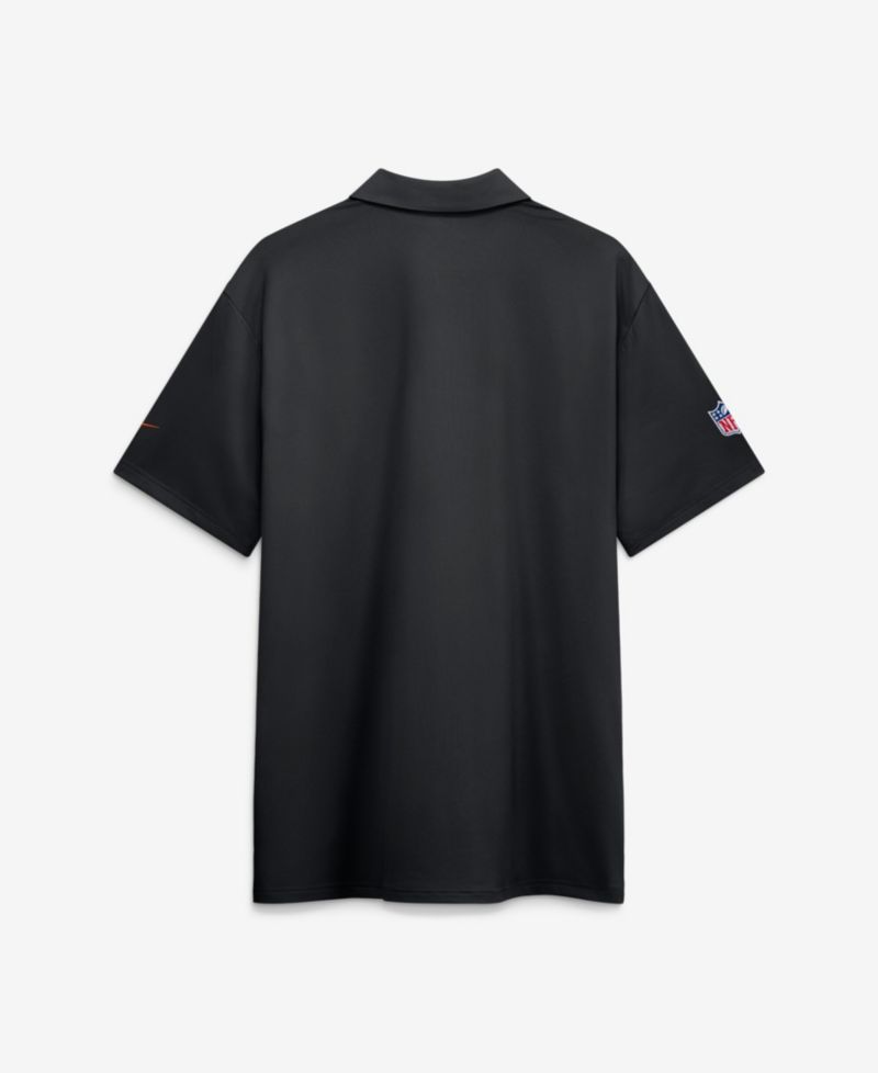 Men's Black Cincinnati Bengals Sideline Powerful Blocking Dri-FIT Tour Polo Shirt