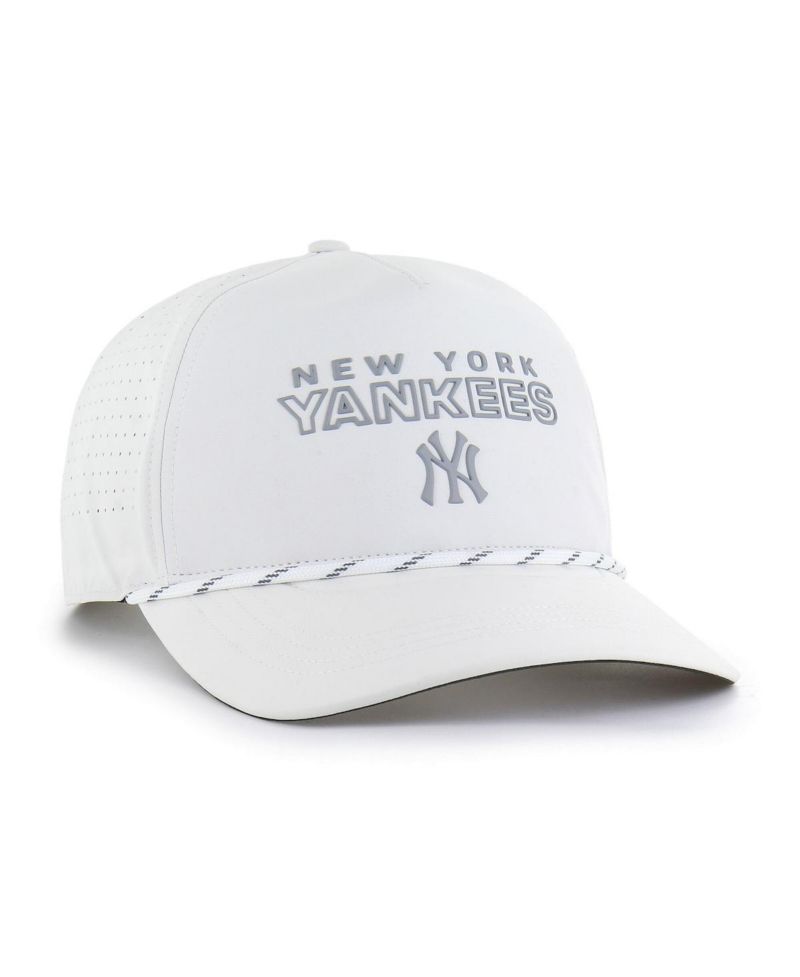 Men's White New York Yankees Forward Vault Hitch Adjustable Hat