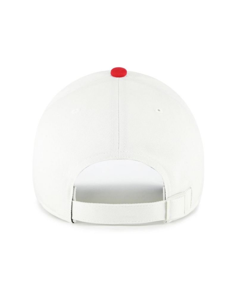Men's and Women's White/Red Indiana Fever Contemporary Two-Tone Clean Up Adjustable Hat