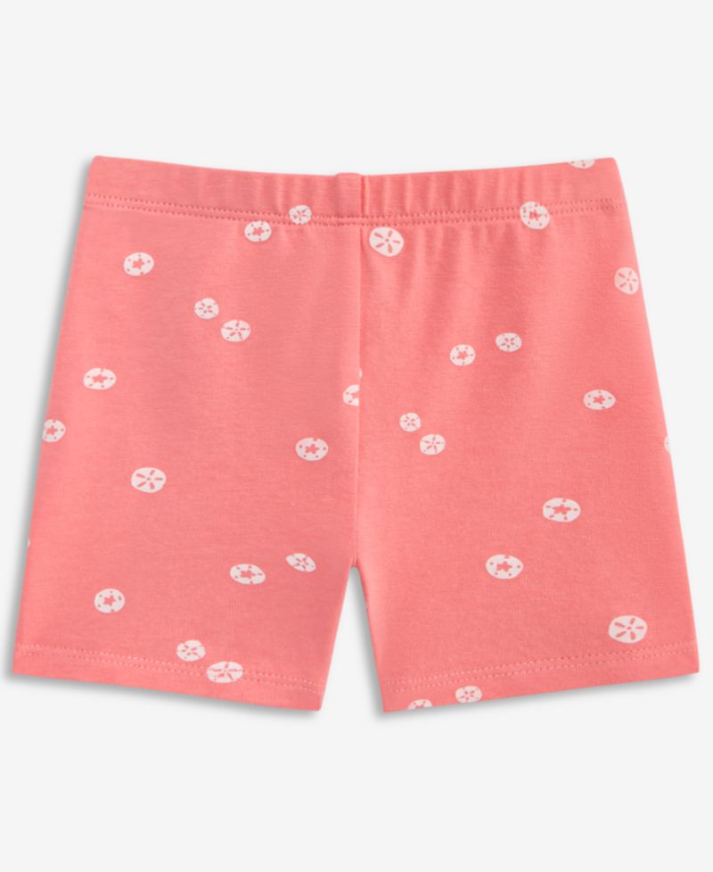 Baby Girls' Mix & Match Sand-Dollar Print Bike Shorts