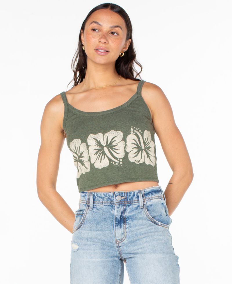 Women's Flower Block Wanderer Tank Top