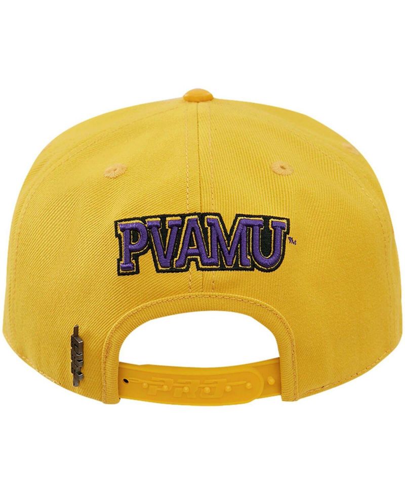 Men's Gold Prairie View A&M Panthers Evergreen Prairie View Snapback Hat