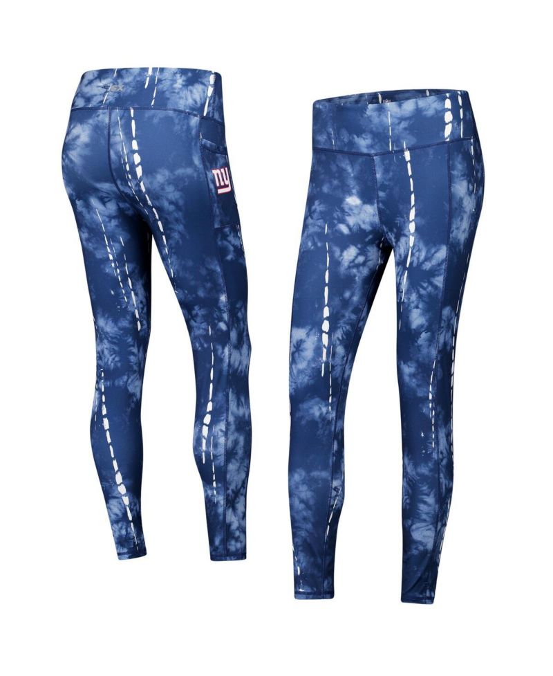 Women's Navy New York Giants Serena Tie-Dye Leggings