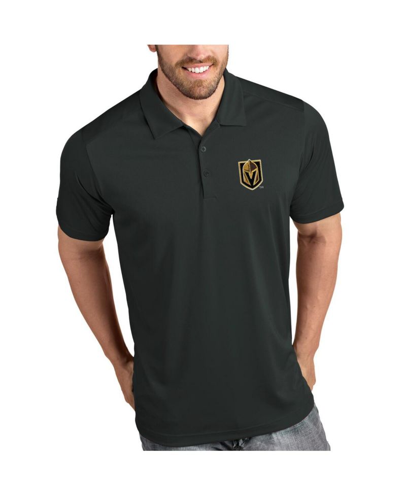 Men's Gray Vegas Golden Knights Tribute Polo Shirt