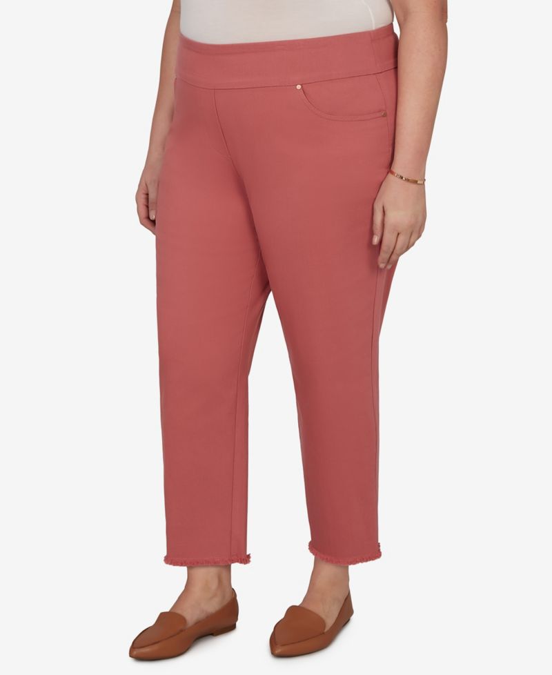 Plus Size Camden Market Rosewood Super Stretch Ankle Jeans
