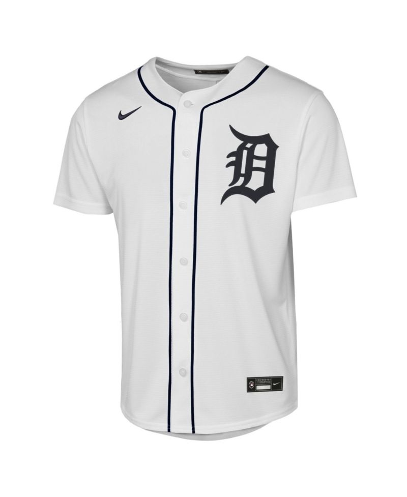 Big Boys and Girls Kevin McGonigle White Detroit Tigers Home Replica Jersey