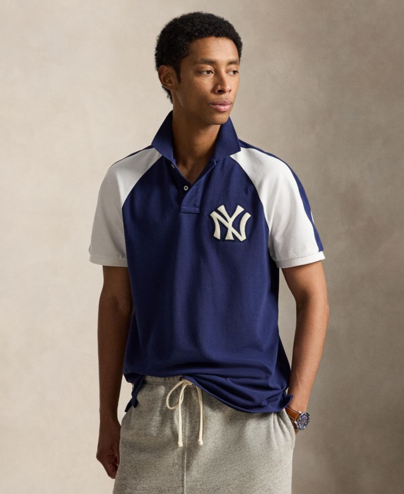 Men's Raglan Short-Sleeve Polo Shirt