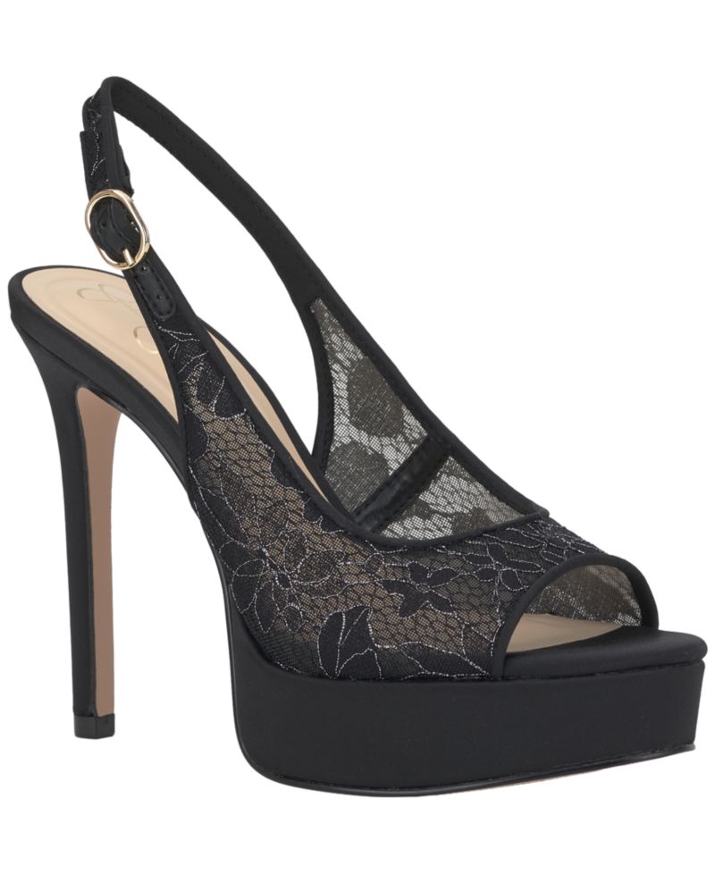 Чёрный/Оловянный Lace
