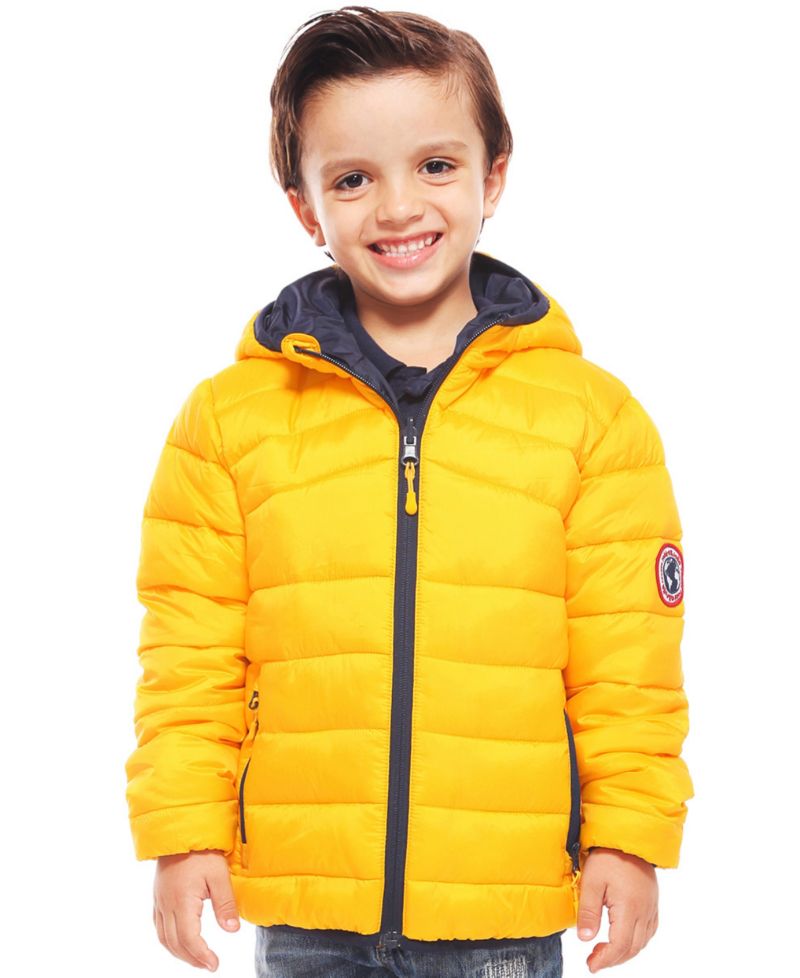 Little and Big Boys' Reversible Lightweight Puffer Jacket