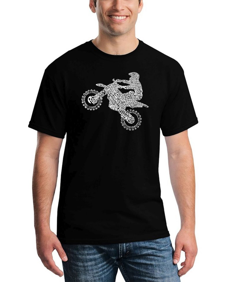 Men's Freestyle Motocross - FMX Word Art T-shirt