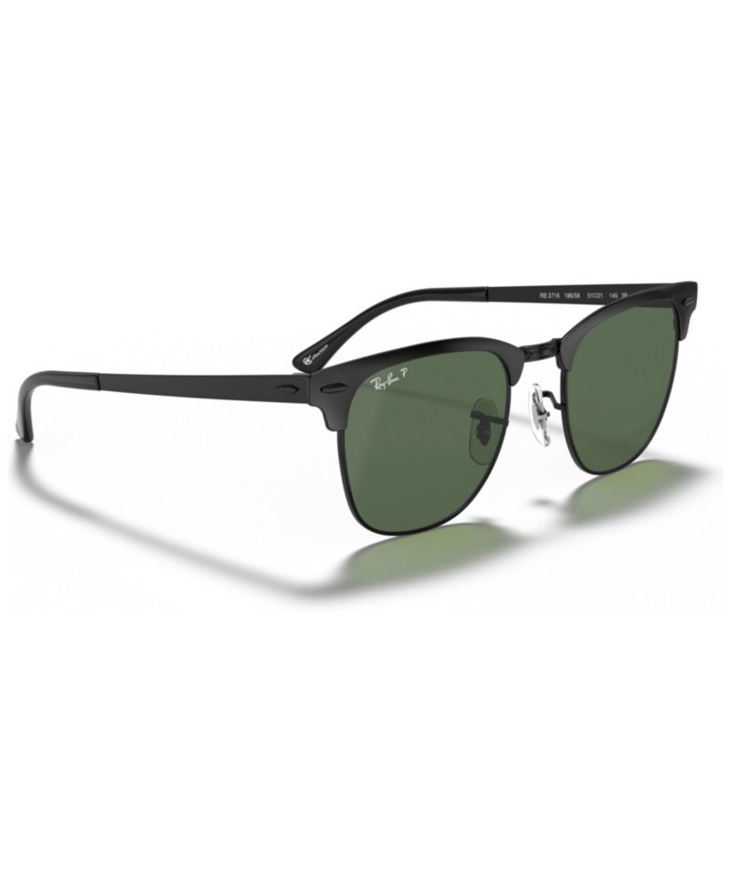 Polarized Sunglasses, RB3716 CLUBMASTER