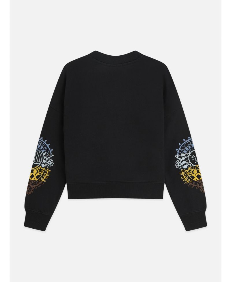 Women's Embroidered Relaxed-Fit Sweatshirt