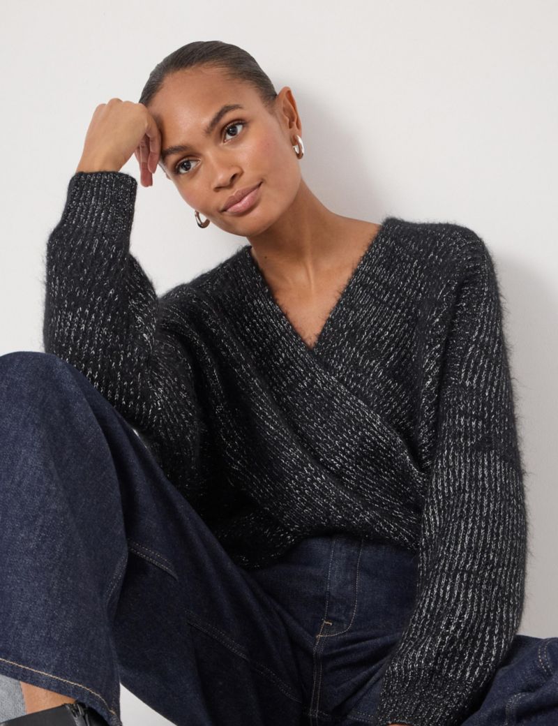 Women's Betty Wool Blend Metallic Sweater