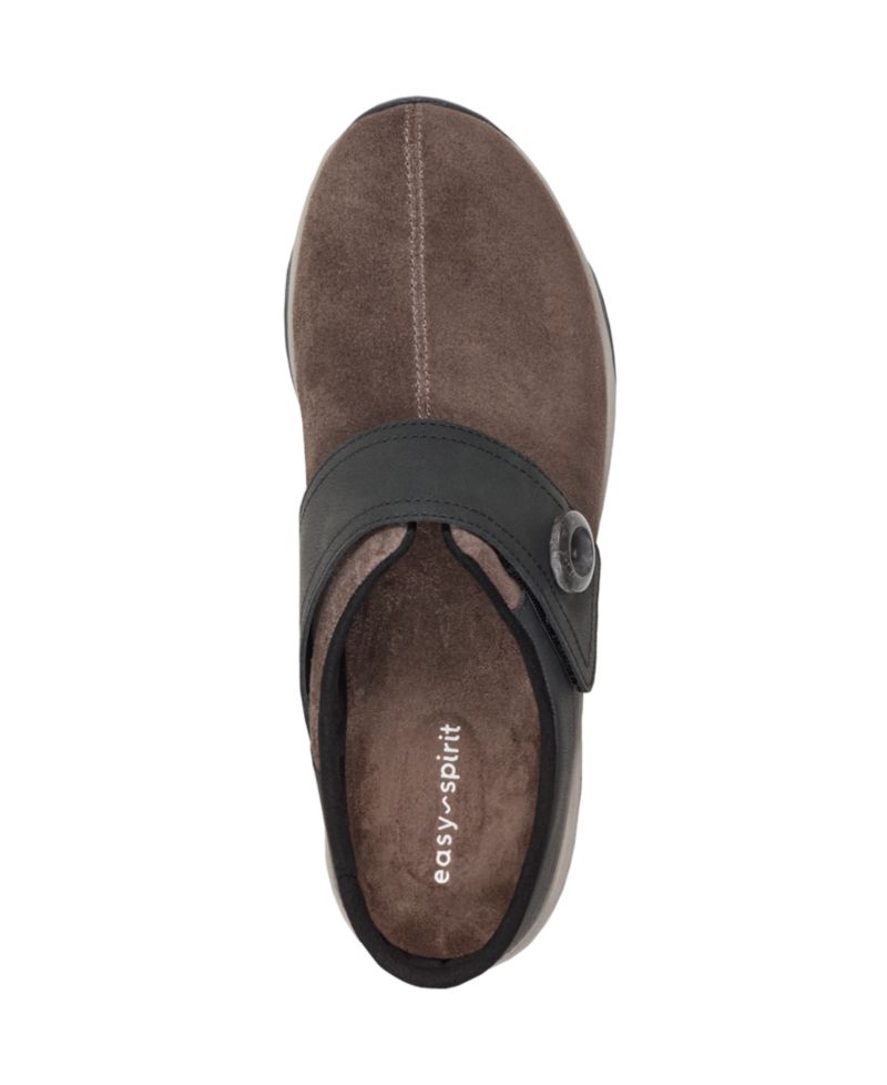Women's Edline Suede Button Strap Mules