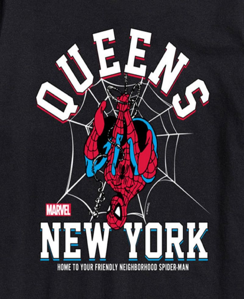 Men's Spider-Man Queens New York Short Sleeve T-Shirt