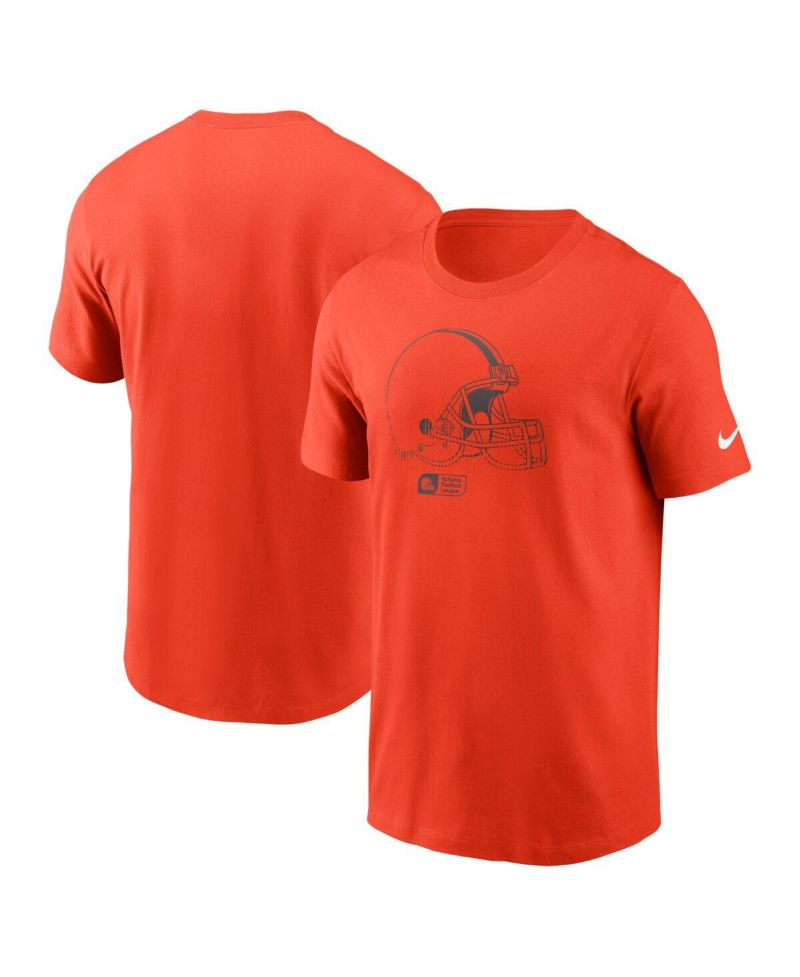 Men's Orange Cleveland Browns Faded Essential T-Shirt