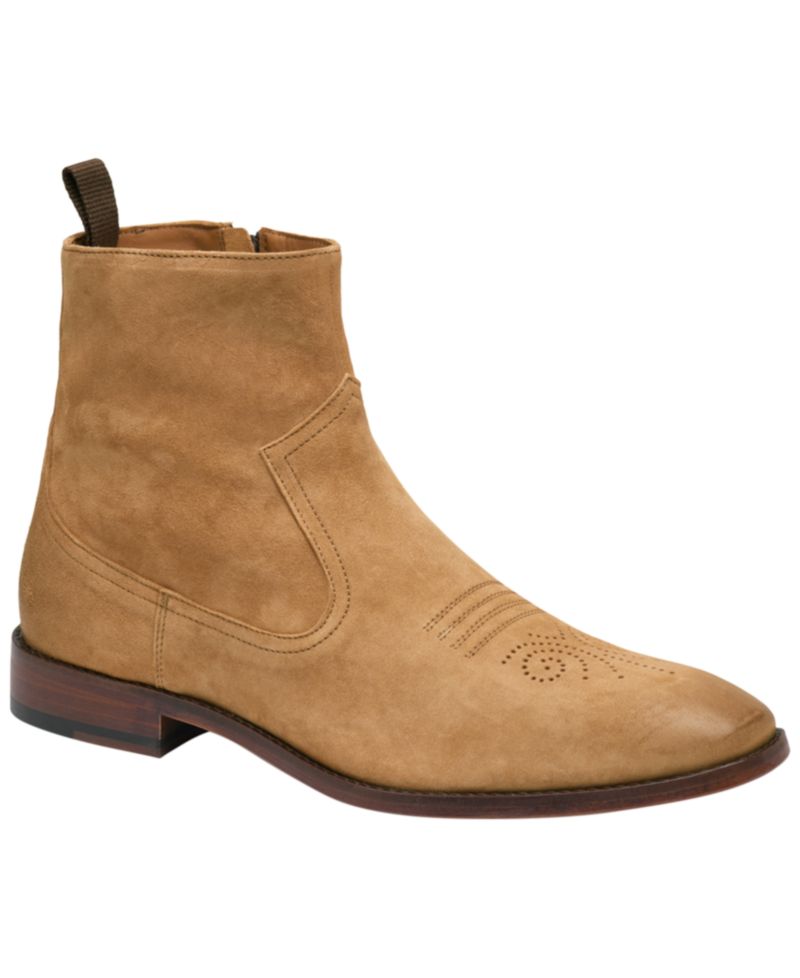 Men's Arrister Western Square Toe Suede Boots
