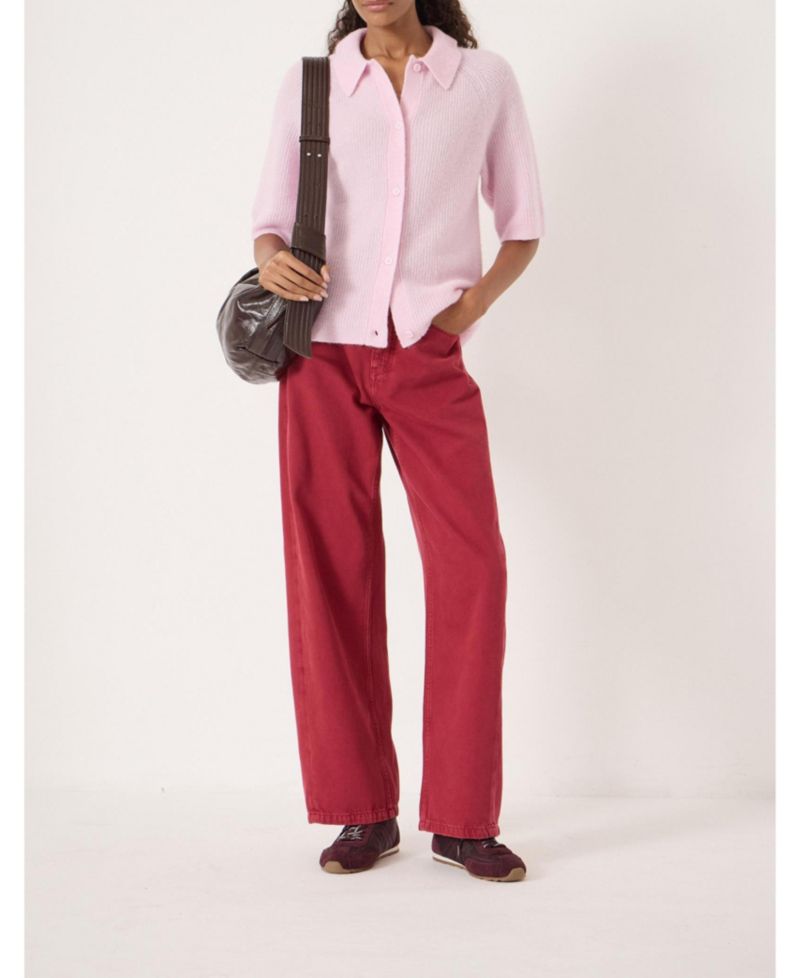 Women's Jinny Wool Blend Short Sleeve Cardigan