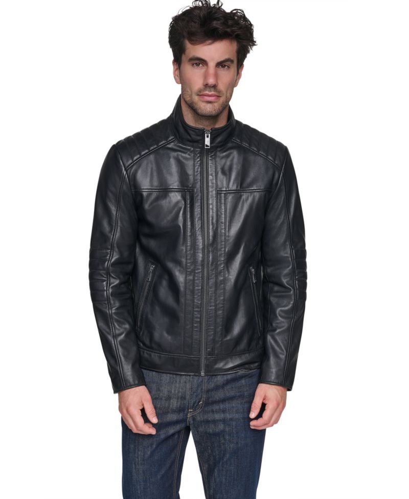 Men's Aged Lamb Racer Jacket
