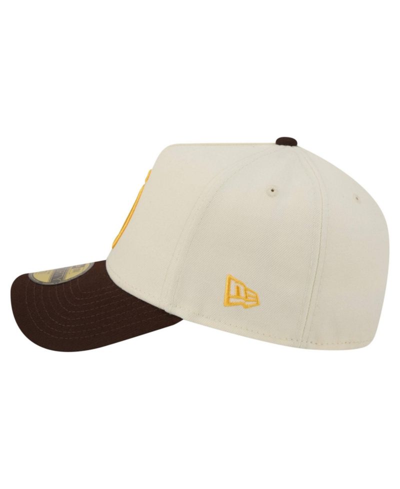 Men's Cream San Diego Padres Chrome A-Frame 59FORTY Fitted Hat