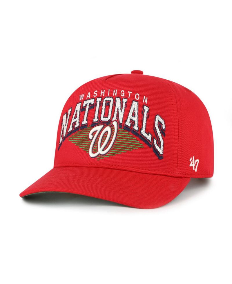 Men's Red Washington Nationals Pomona Hitch Adjustable Hat