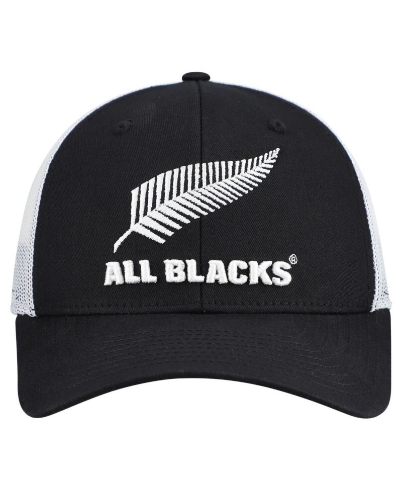 Men's Black All Blacks Generic Mass Trucker Adjustable Hat
