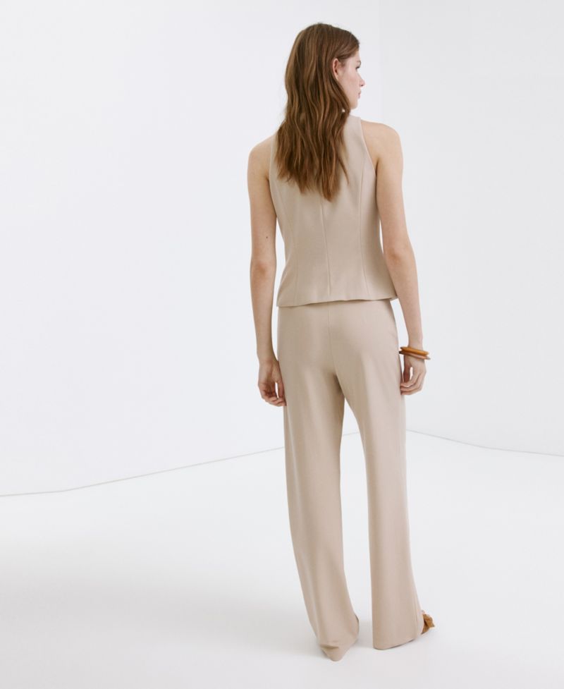 Women's Zipper Fitted Vest