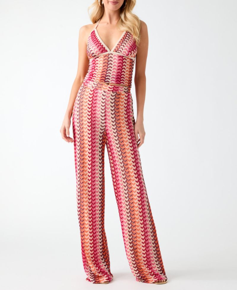 Women's Gianna High-Rise Knit Fit and Flare Pants