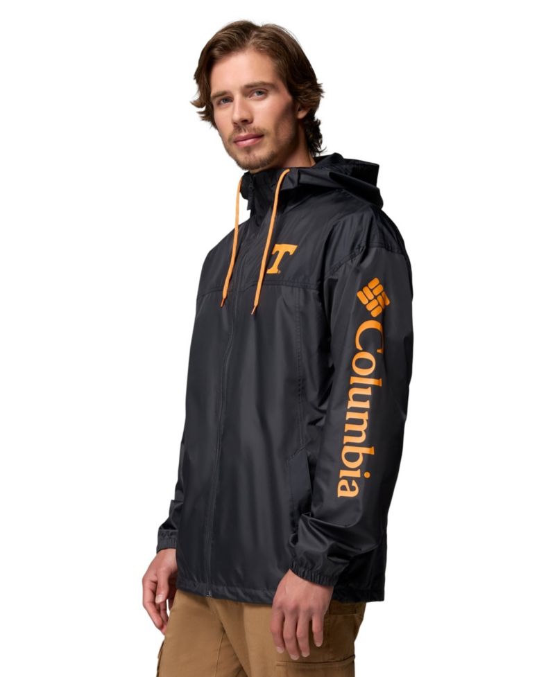 Men's Black Tennessee Volunteers Flash Challenger II Full-Zip Hooded Windbreaker