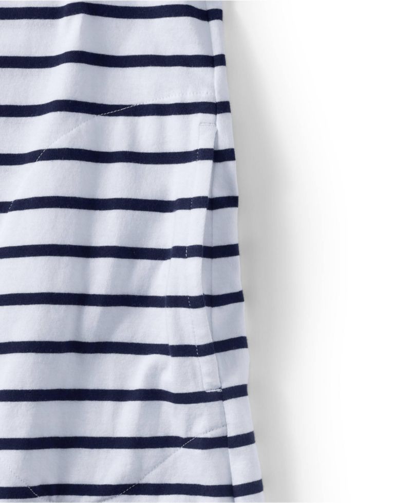 Women's Tall Cotton Jersey Notch Neck Dress
