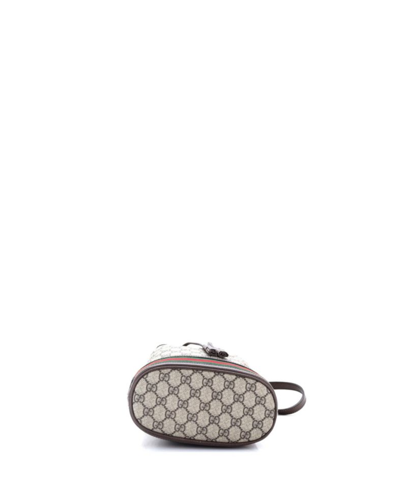 Small Ophidia Bucket Bag GG Coated Canvas