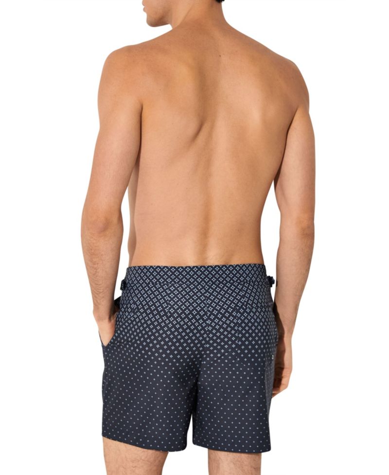 Men's Darli Ombr&eacute; Geometric-Print Swim Shorts