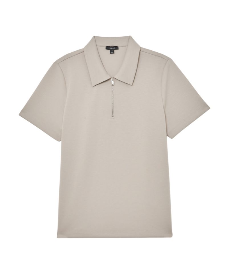 Men's Lord Premium Interlock Half-Zip Polo Shirt