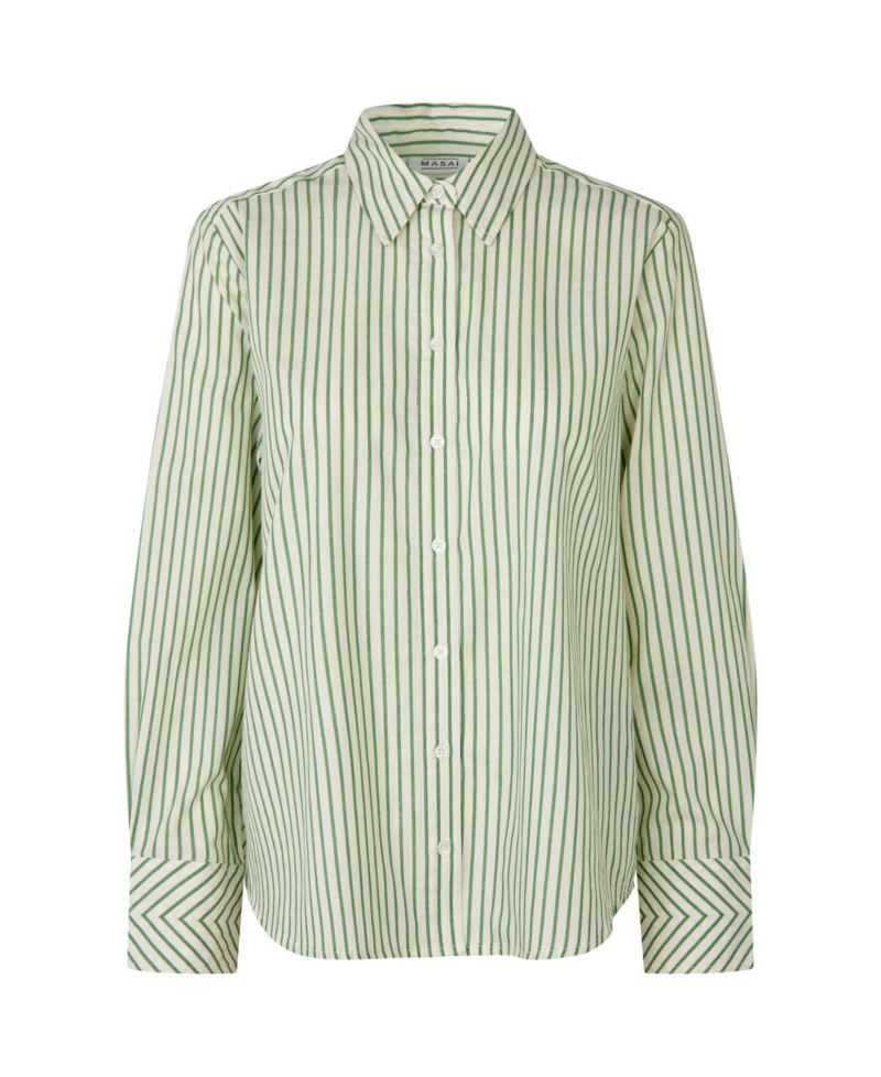 Women's Mairyelle Striped Long-Sleeve Button-Down Shirt