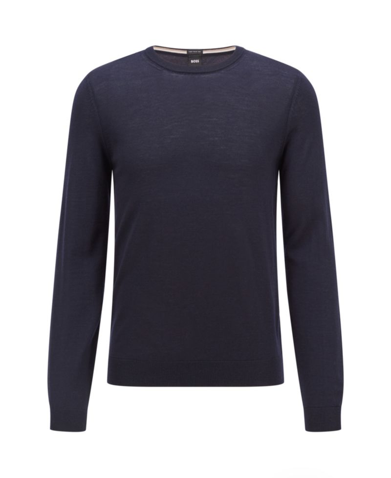 Men's Slim-Fit Merino Wool Sweater