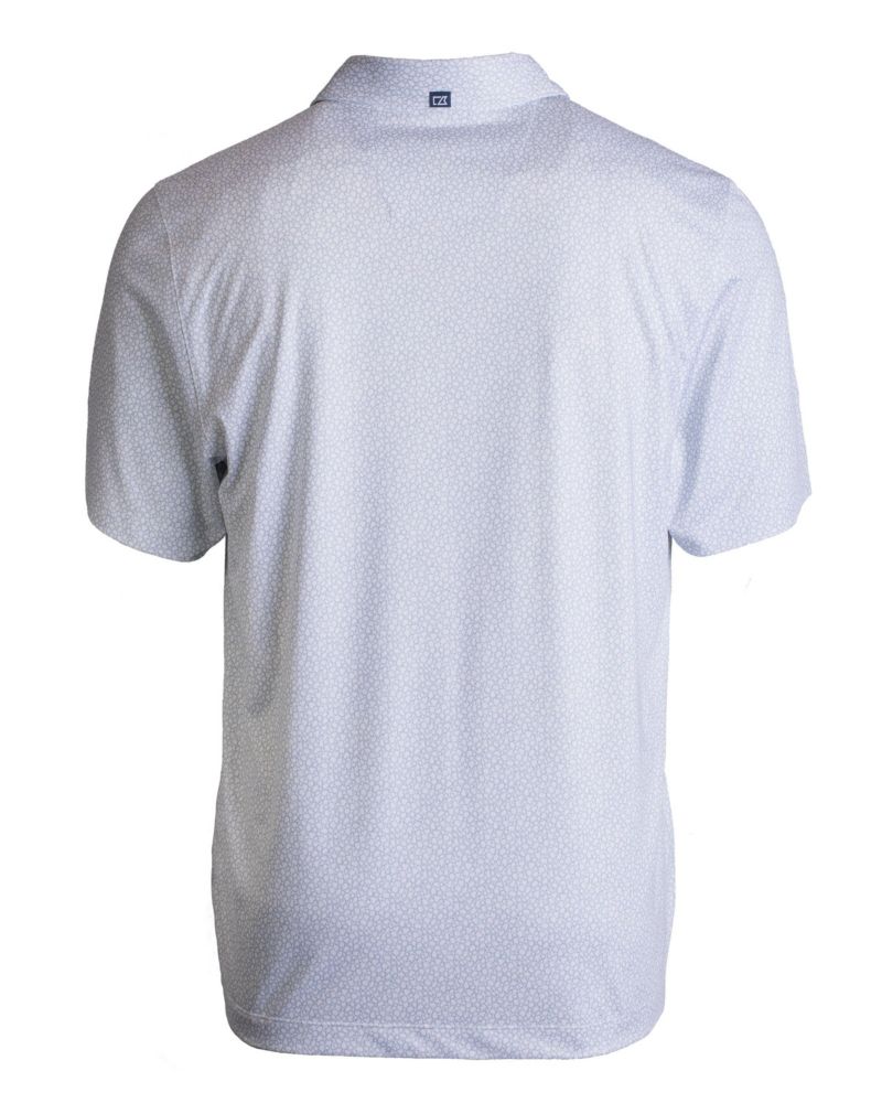 Men's Pike Eco Pebble Print Stretch Recycled Polo shirt
