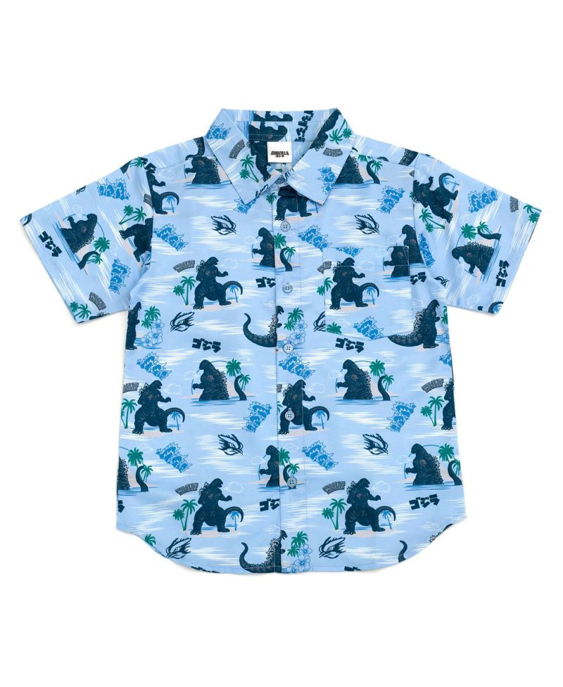Toddler Boys Matching Family Hawaiian Button Down Dress Shirt
