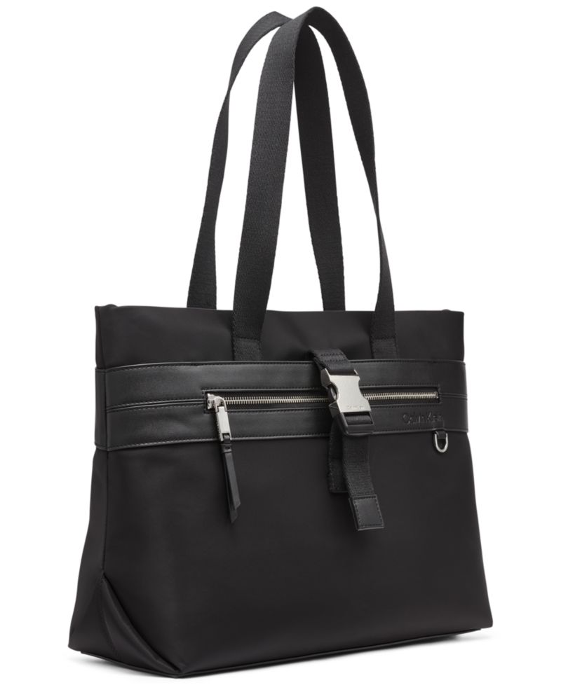 Elora Nylon Top Zipper Tote Bag