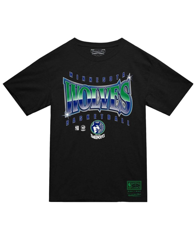 Men's Black Minnesota Timberwolves Worldwide Collection Glow Up T-Shirt