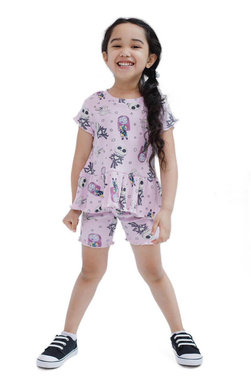 Baby Girls T-Shirt and Bike Shorts Outfit Set