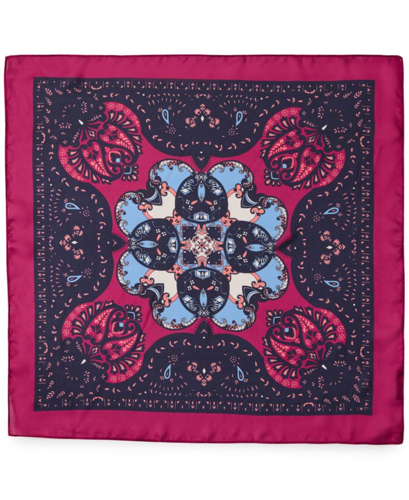 Vintage-Inspired Bandana Square Scarf