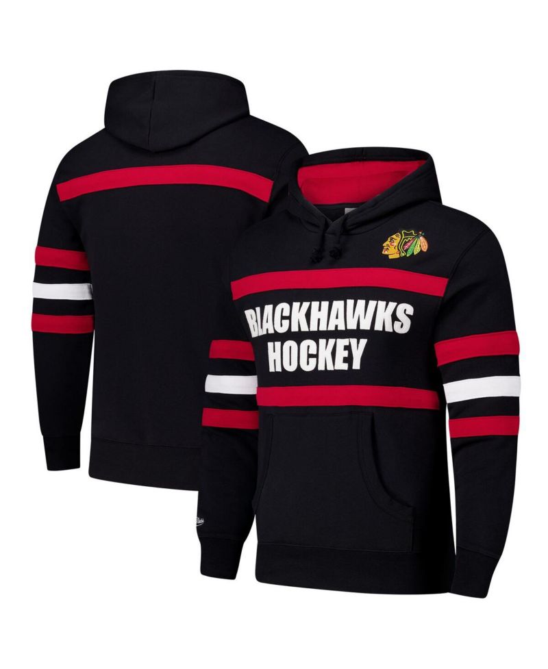 Men's Black Chicago Blackhawks Head Coach Slogan Pullover Hoodie
