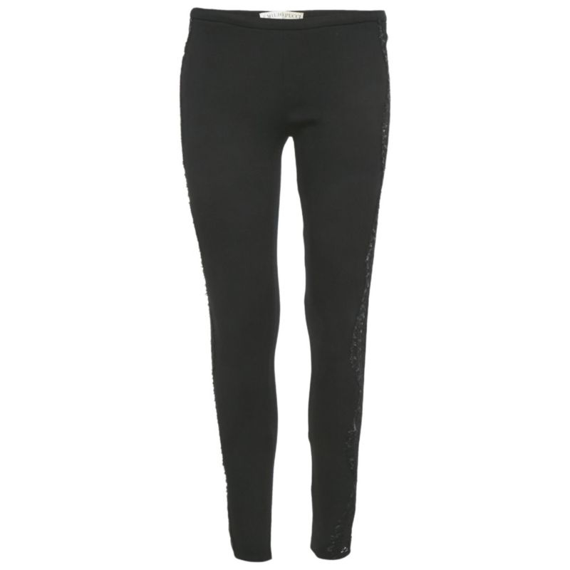 Women's Lace Trim Jersey Skinny Trousers