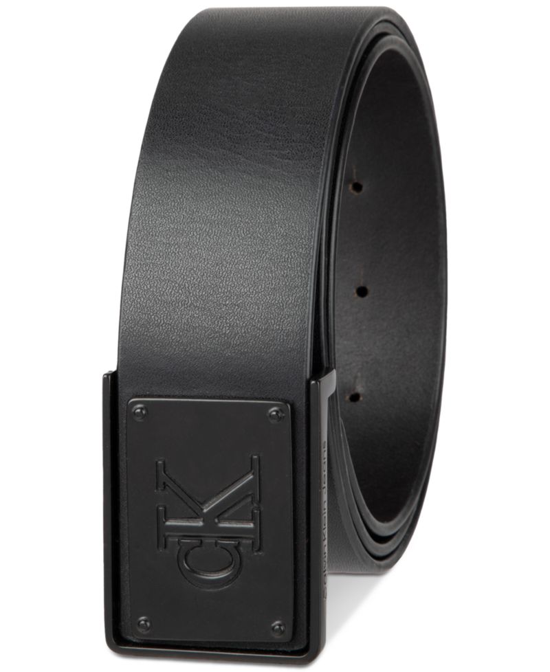 38MM Men's CK Plate Plaque Belt
