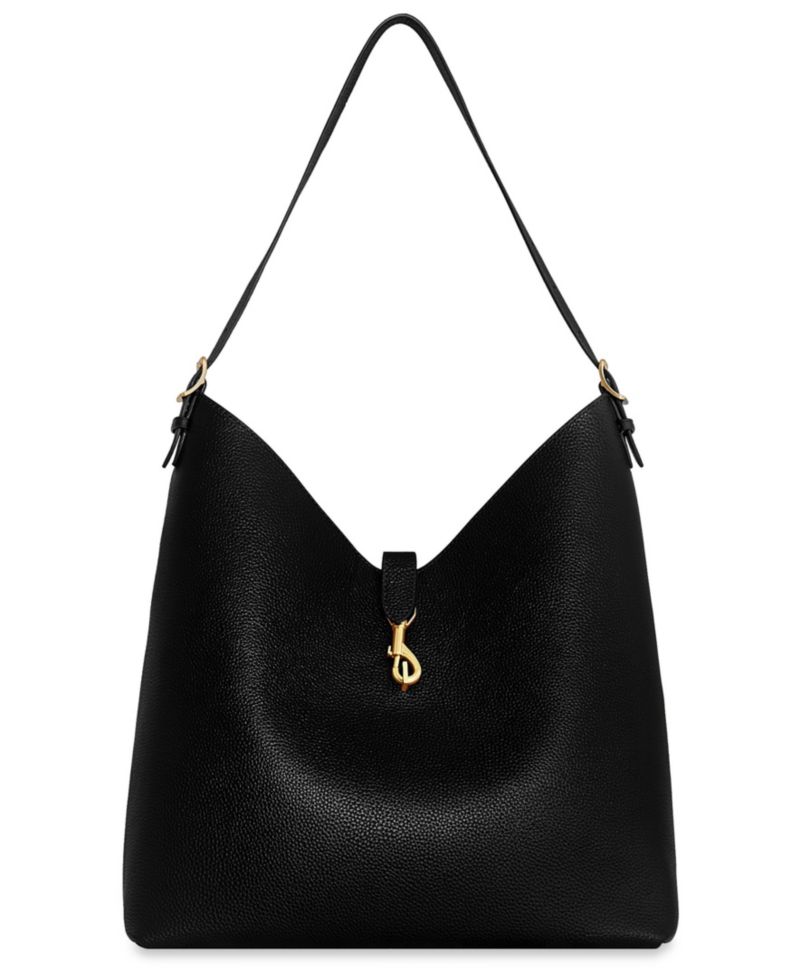 Megan Large Leather Hobo Bag